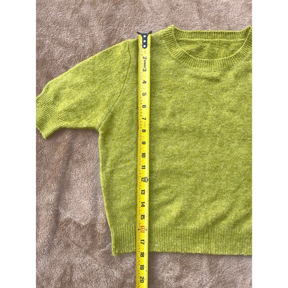 NWT Cider Short Sleeved Green Sweater‎ Women’s Size Small - Picture 6 of 6